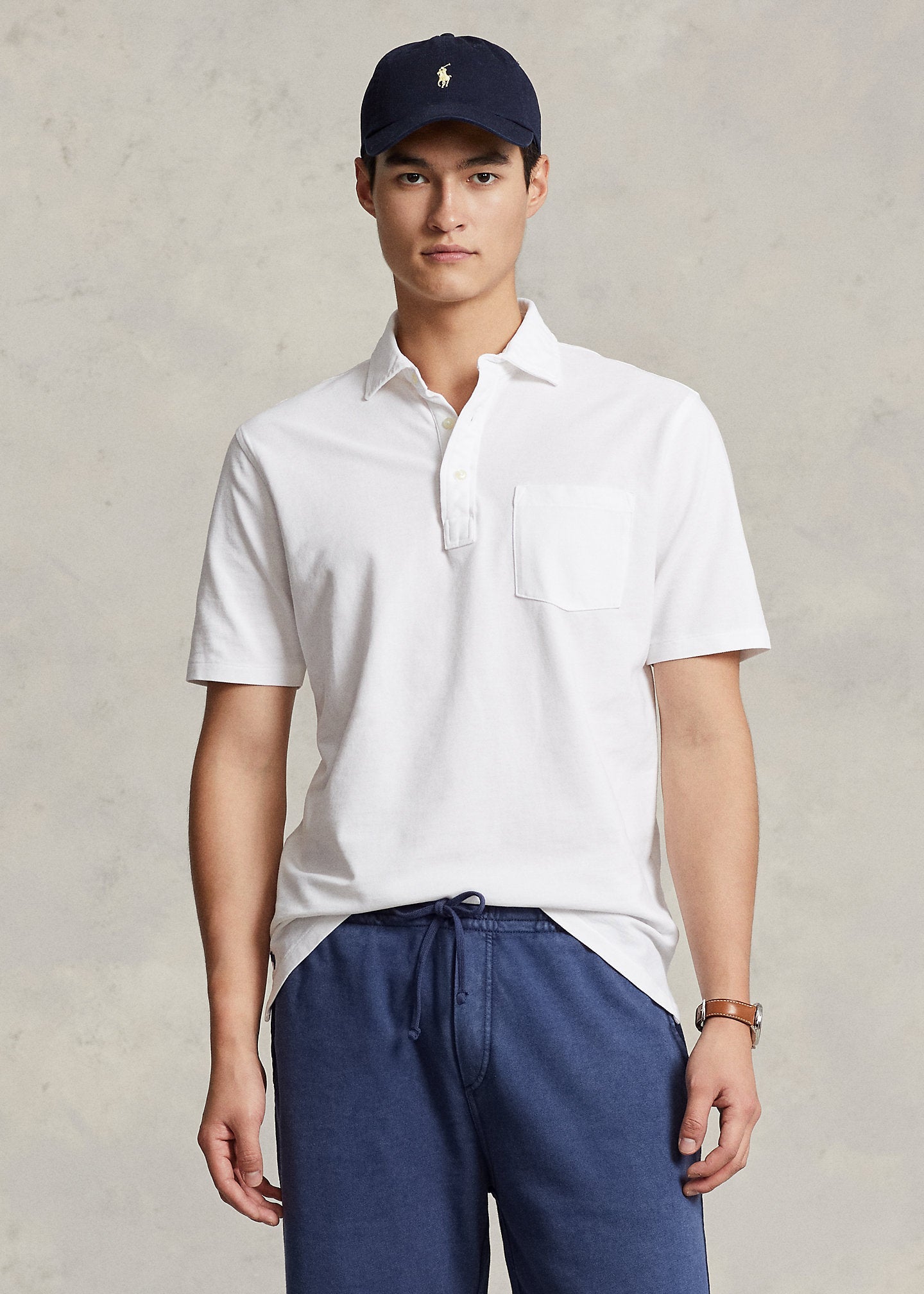 Classic Fit Featherweight Mesh Polo